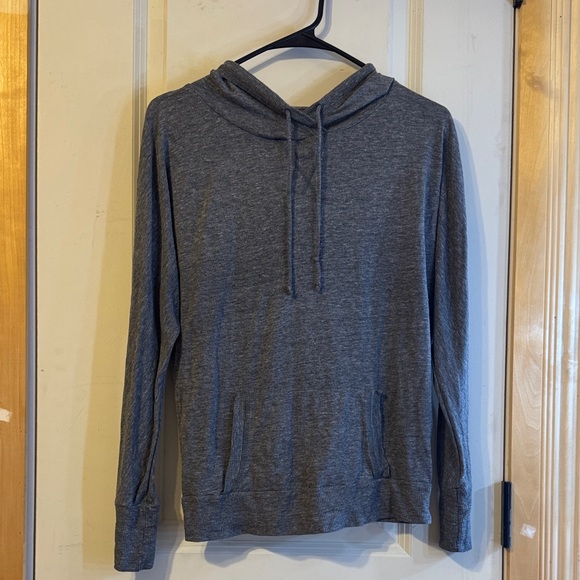 Old Navy Gray Hooded Sweatshirt - Picture 1 of 3